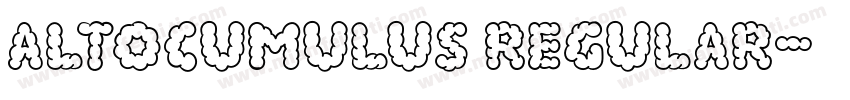 Altocumulus Regular字体转换